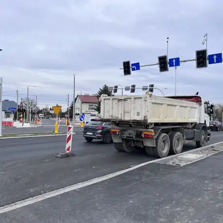 Przebudowa ul. Warszawskiej w Rzeszowie [listopad 2023] - fot 3
